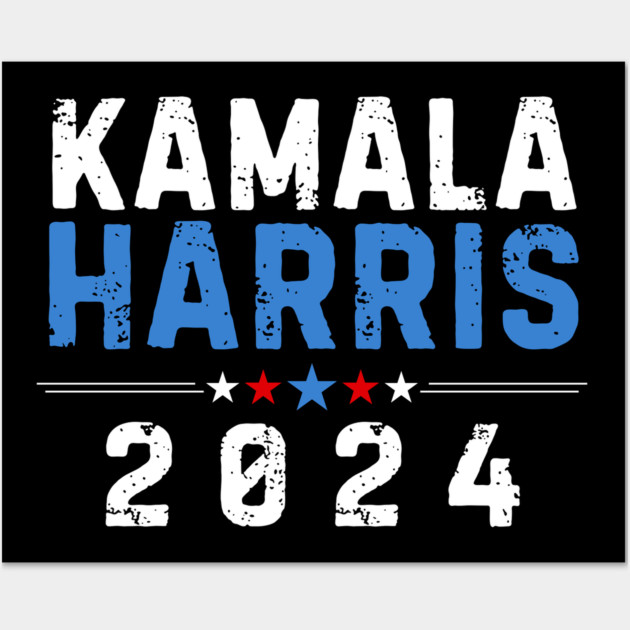Kamala Harris 2024 Wall Art by UrbanLifeApparel