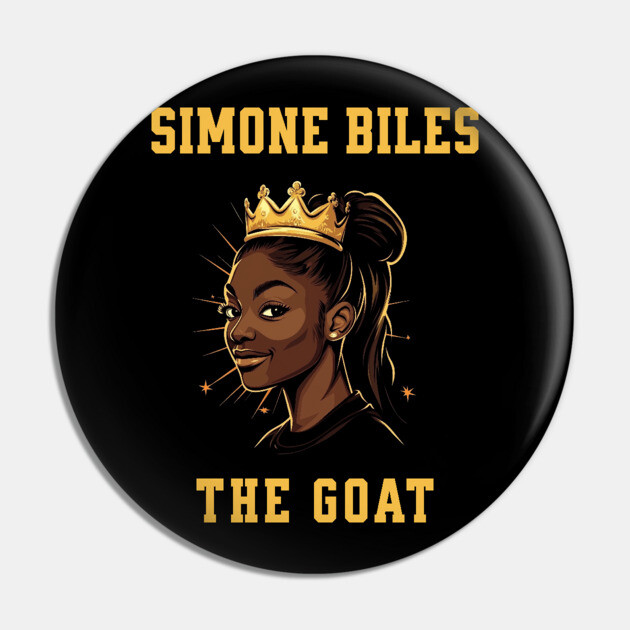 Simone Biles, The Goat Pin by UrbanLifeApparel