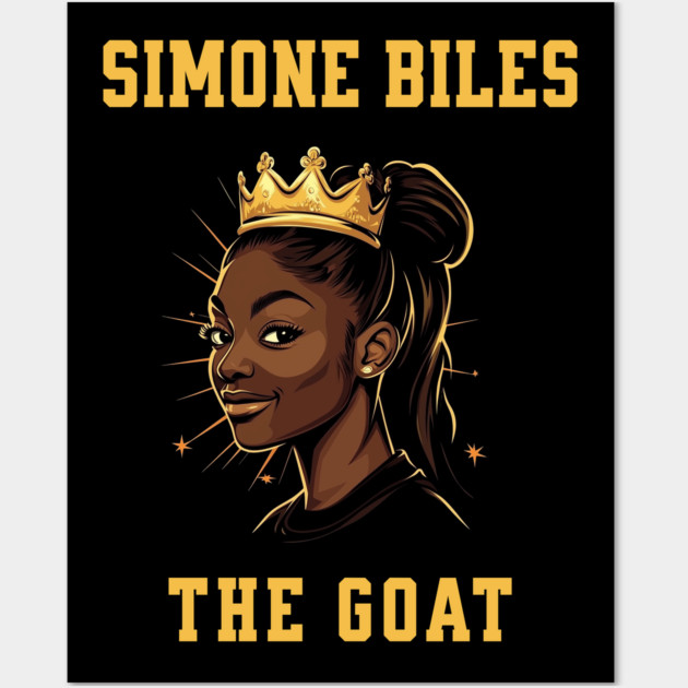 Simone Biles, The Goat Wall Art by UrbanLifeApparel