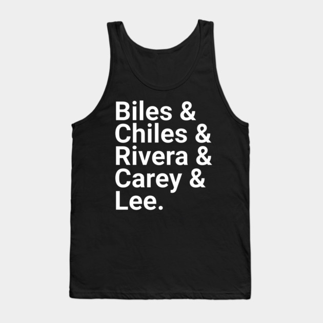 Gold Winning USA Women’s Gymnastics Team 2024 Tank Top by UrbanLifeApparel