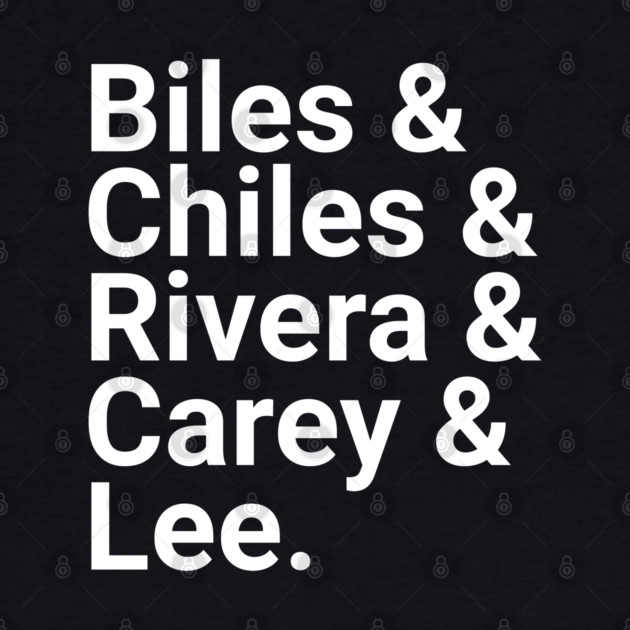 Gold Winning USA Women’s Gymnastics Team 2024 by UrbanLifeApparel