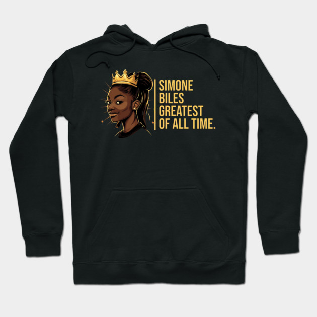 Simone Biles, The Greatest of All Time Hoodie by UrbanLifeApparel