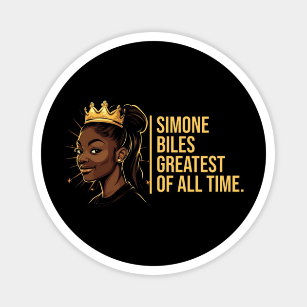 Simone Biles, The Greatest of All Time Magnet by UrbanLifeApparel