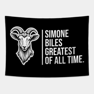 Simone Biles, The GOAT, The Greatest of All Time Tapestry