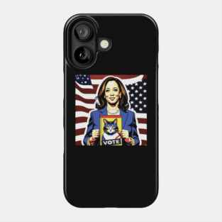 Kamala Harris Vote Childless Cat Ladies Ladies Phone Case