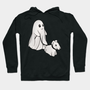 Ghost walking Dog Hoodie