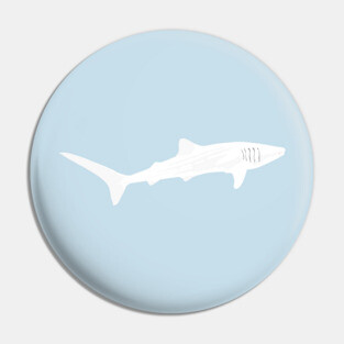 Albino Whale Shark Pin