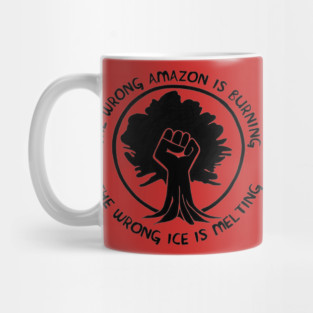 The Wrong Amazon is Burning, The Wrong Ice is Melting Mug