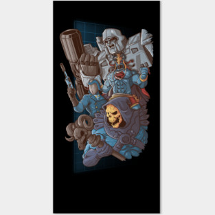 VILLAINS CLASH! Posters and Art