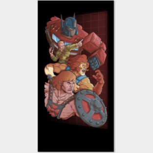 HEROES CLASH! Posters and Art