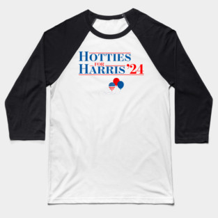 Hotties For Harris ’24 Baseball T-Shirt