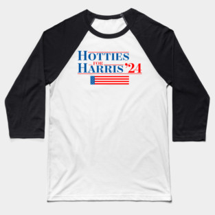 Hotties For Harris ’24 Baseball T-Shirt