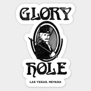 Vintage Matchbook Glory Hole Restaurant Las Vegas Nevada Sticker