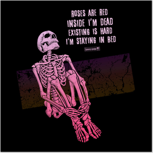 Life is Hard. Wall Art by Tommy Devoid