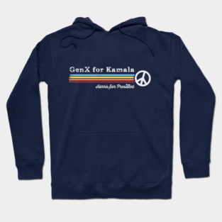 Gen X for Kamala, Harris for President Hoodie