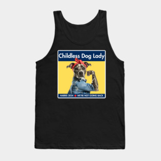 Childless Dog Lady Harris 2024 We Are Not Going Back Tank Top