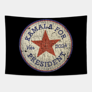 VINTAGE KAMALA HARRIS VOTE Tapestry