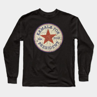 VINTAGE KAMALA HARRIS VOTE Long Sleeve T-Shirt