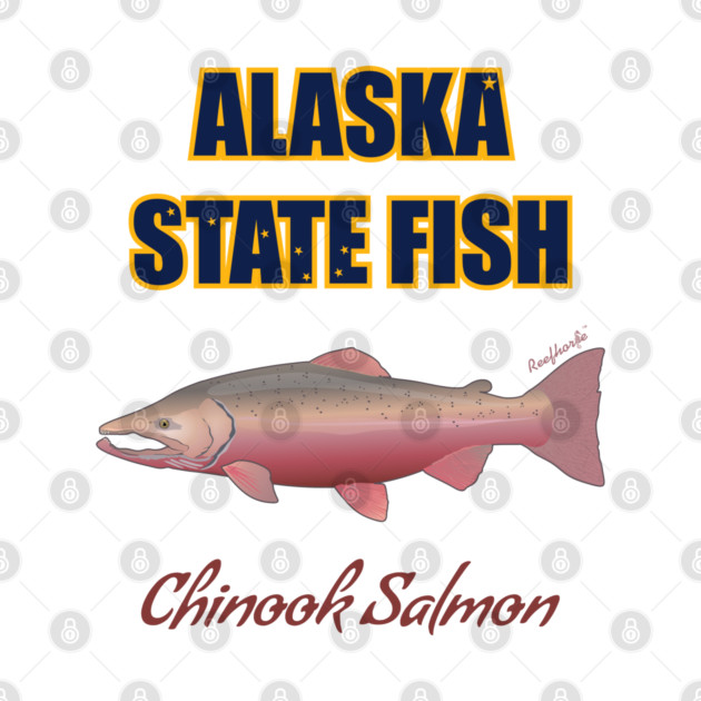 Alaska State Fish - Chinook Salmon by Reefhorse