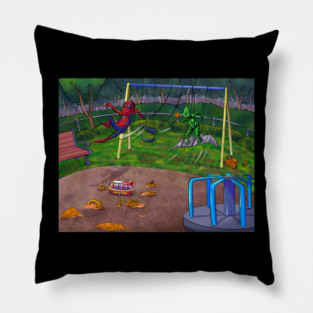 Spidey and Gobby Swing! Pillow