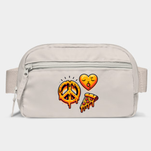 Peace, Pizza, Love Bag