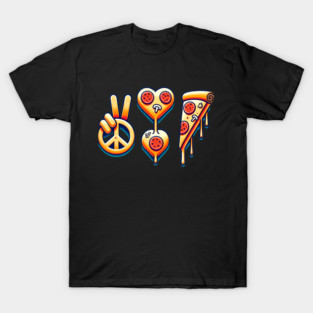 Peace, Pizza, Love T-Shirt