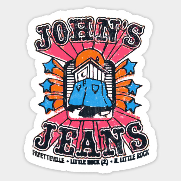 John's Jeans Sticker by rt-shirts