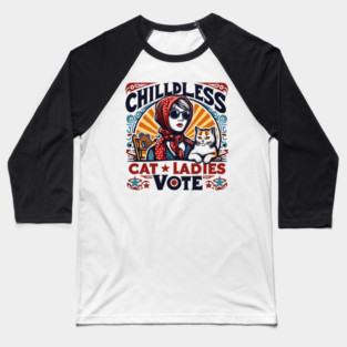 Childless-Cat-Lady Baseball T-Shirt