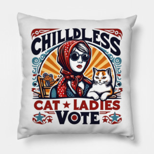 Childless-Cat-Lady Pillow
