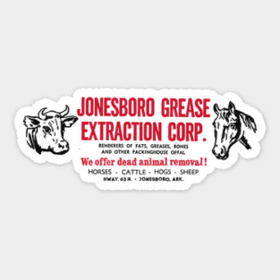 Jonesboro Grease Extraction Sticker