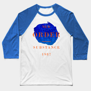 New Order Substance 1987 Baseball T-Shirt
