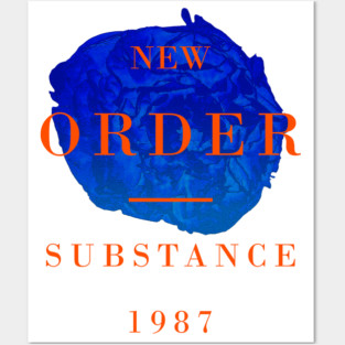 New Order Substance 1987 Posters and Art