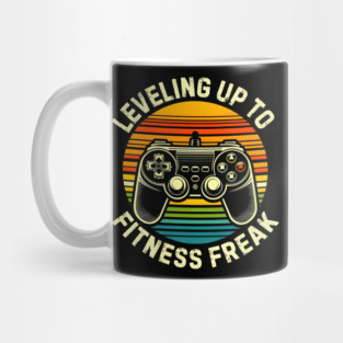 Leveling Up to Fitness Freak Mug
