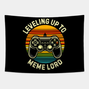 Leveling Up to Meme Lord Tapestry