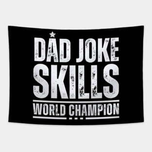 Dad Joke World Champion Tapestry