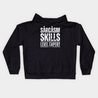 Sarcasm Level Expert Kids Hoodie