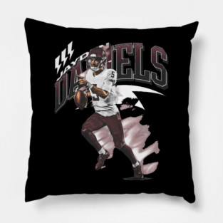 Jayden Daniels Washington Retro Pillow