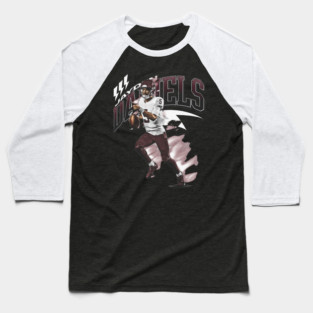 Jayden Daniels Washington Retro Baseball T-Shirt