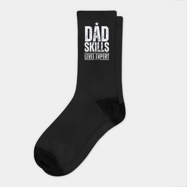 Dad Skills Level Expert Socks by MakerMind8.2