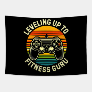 Leveling Up to Fitness Guru Tapestry