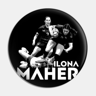 ILONA MAHER USA RUGBY TEAM Pin