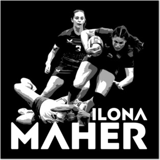 ILONA MAHER USA RUGBY TEAM Posters and Art