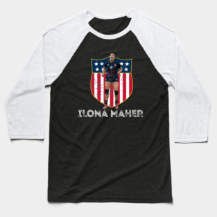 ILONA MAHER USA RUGBY TEAM Baseball T-Shirt