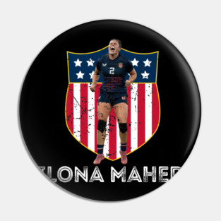ILONA MAHER USA RUGBY TEAM Pin