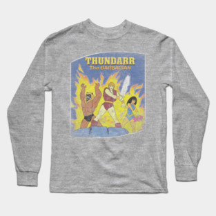 Thundar The Barbarian 80s tv Long Sleeve T-Shirt