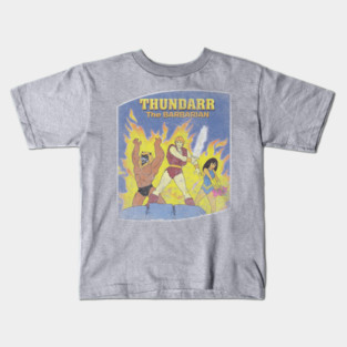Thundar The Barbarian 80s tv Kids T-Shirt