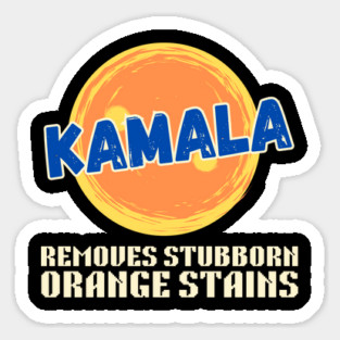 Kamala Removes Orange Stains Sticker