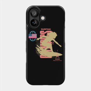PARIS - Team USA - OLYMPICS 2024 - SURFING - 4 Phone Case