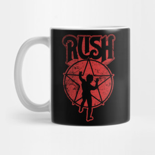 Rush Band Vintage Mug