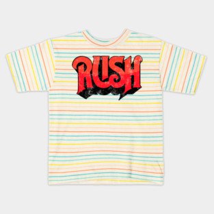 Rush Band Grunge Kids T-Shirt